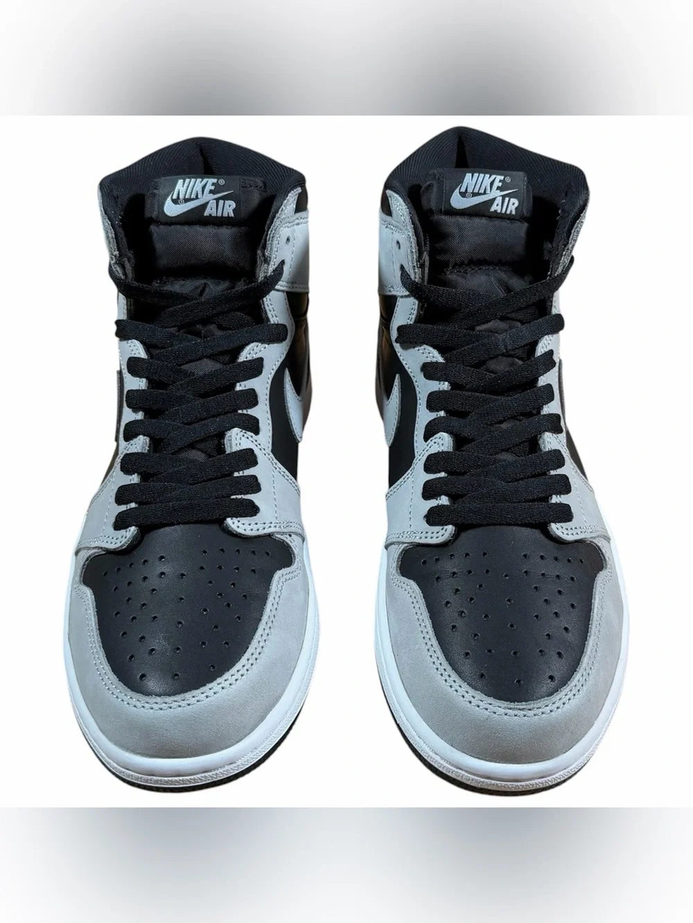 Air Jordan 1 Retro High OG Shadow 2.0 Black Light Smoke Grey 2021 Sneakers Sz 10